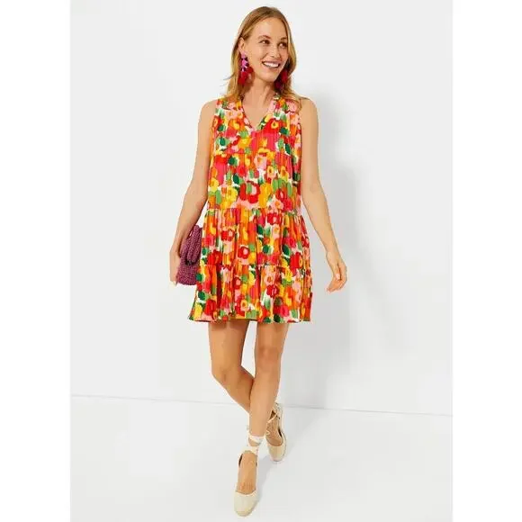 Tuckernuck Pomander Place Kenzo Magnolia Watercolor Dress Size Small - Picture 2 of 14